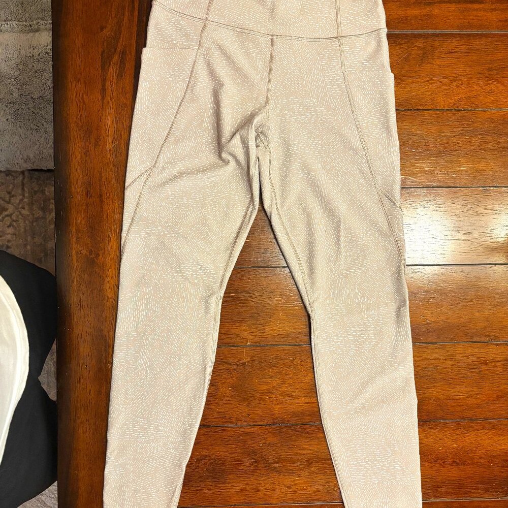 ATHLETA SIZE S-HERRINGBONE LEGGINGS
